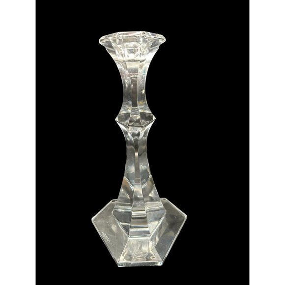 Vintage Val St Lambert Candlesticks VAS70 Pair 9.5 inches Cut Crystal GIFTWARE - Picture 8 of 13